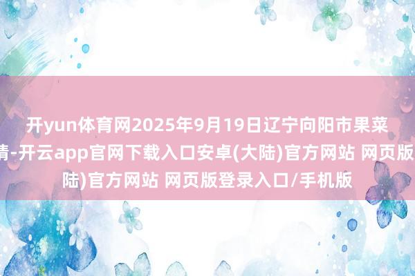 开yun体育网2025年9月19日辽宁向阳市果菜批发市集价钱行情-开云app官网下载入口安卓(大陆)官方网站 网页版登录入口/手机版